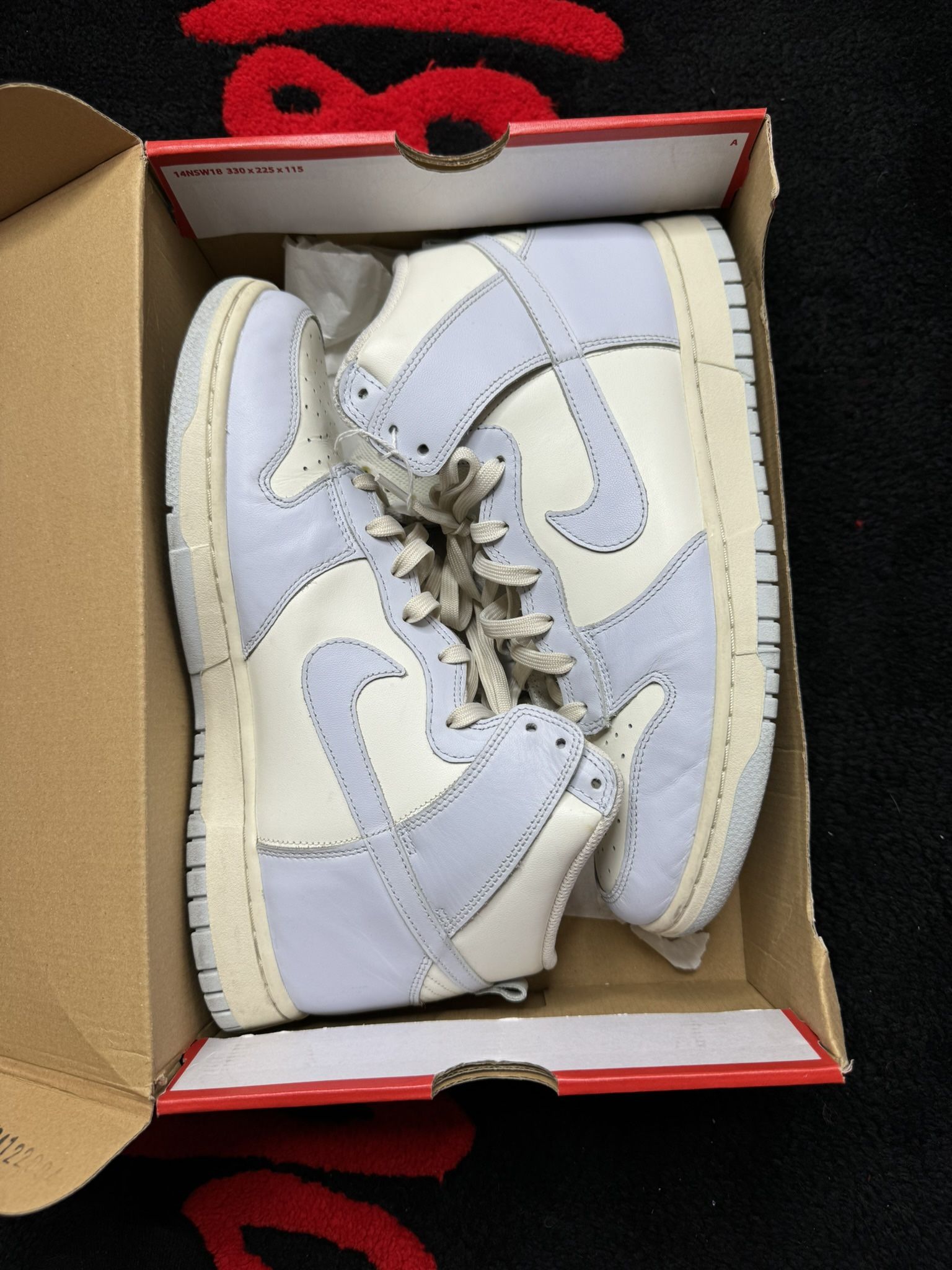 Nike Dunk High Sail Football Gray
