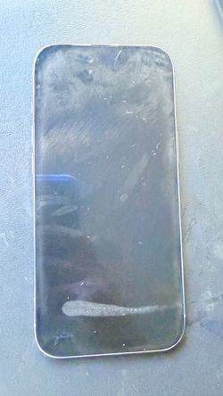 Smartphone with Scratched Screen