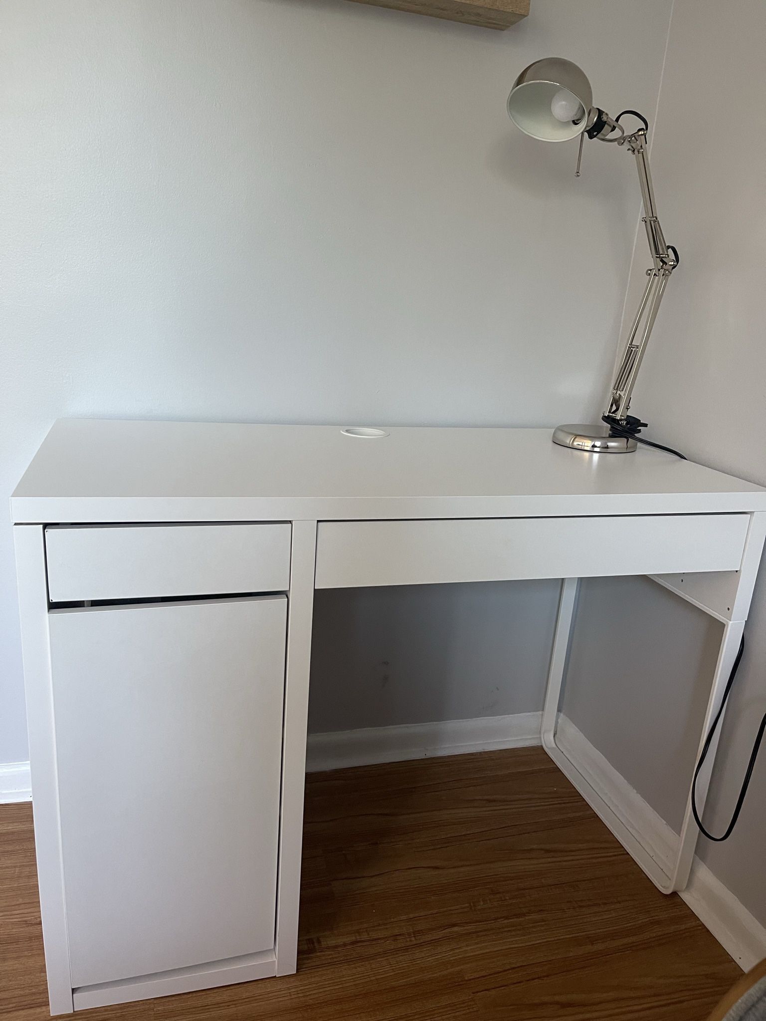 Ikea- White Work Desk