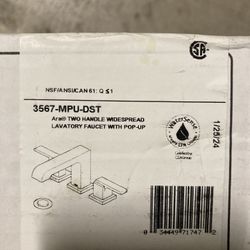 Delta Ara 2 Handle Widespread Lavatory Faucet 