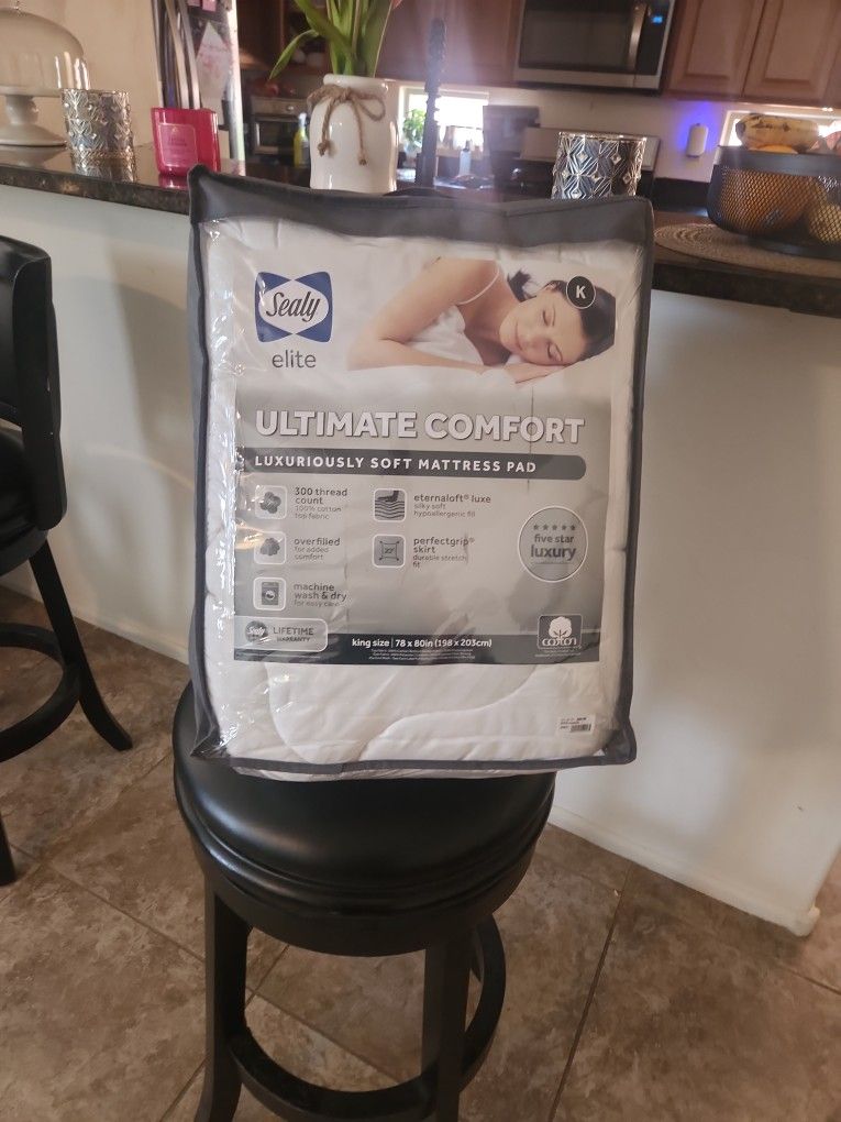 Sealy Ultimate Comfort King Size Mattress Pad