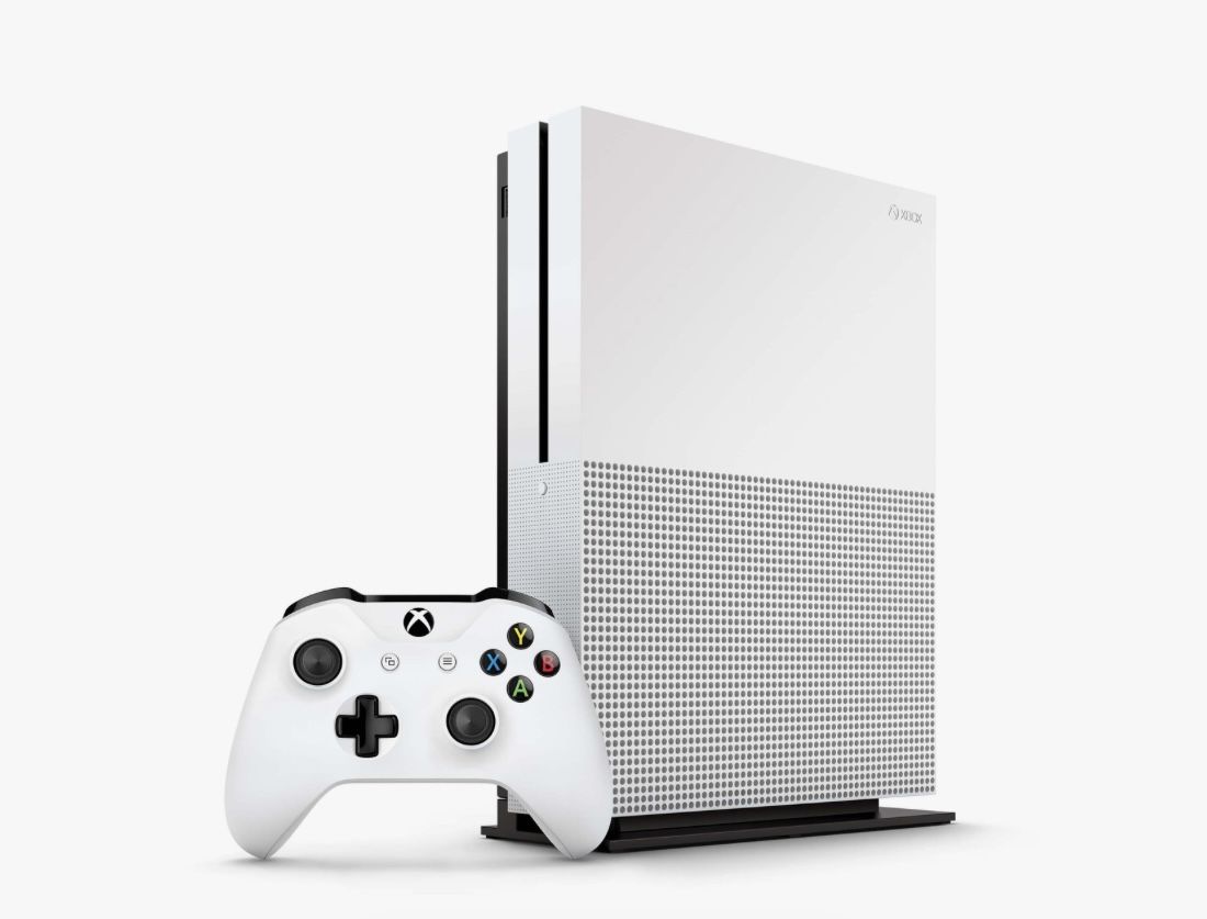 xbox one s (white) w/controller