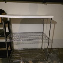 Metal Shelves With Top