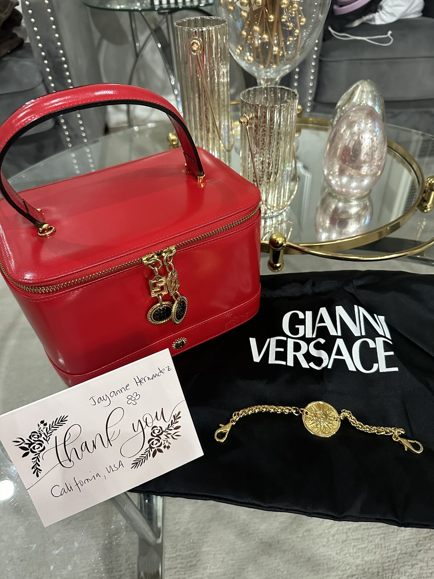 Gianni Versace Vanity Bag / Make Up Bag