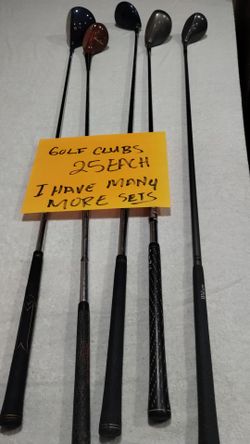 Golf clubs $25 each