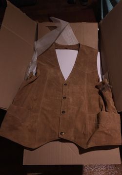 Leather vest