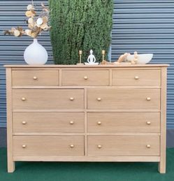 POTTERY BARN INSPIRED LARGE WOODEN DRESSER/ REFINISHED