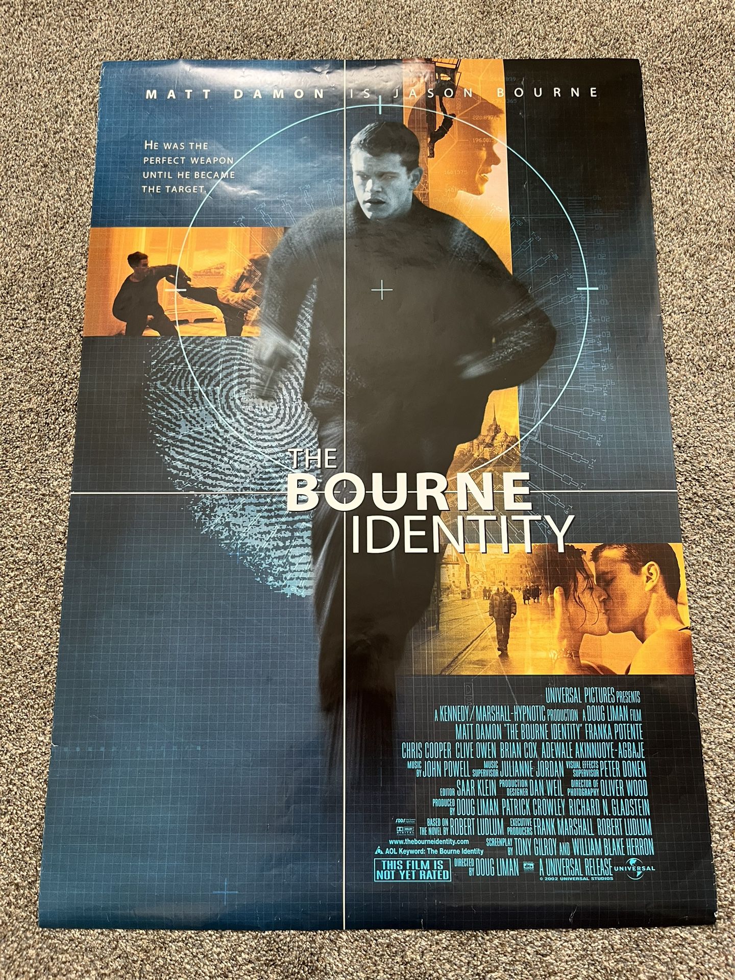the bourne identity poster