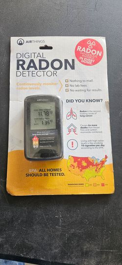 Digital radon detector