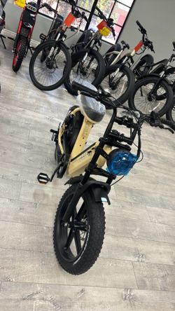 Stepthru moped style Ebike - street legal electric bike