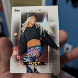 Liv Morgan 2017 Topps WWE Woman’s Division NXT RC Rookie R7