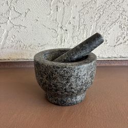 One New Jumbo Granite Mortar and Pestle Set 