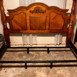 King Size Bed Wood Frame 