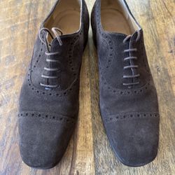 Gucci Suede Oxford shoes 8 Men