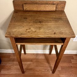  Antique Arts & Crafts Telephone/ Entry Table
