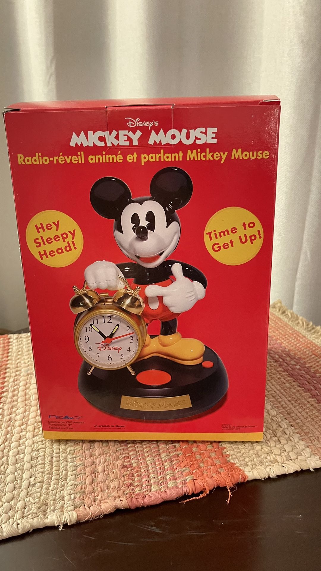 Mickey Animated Talking Alarm Clock