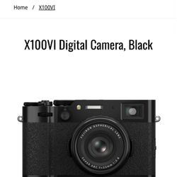 Fujifilm X100VI - Black 