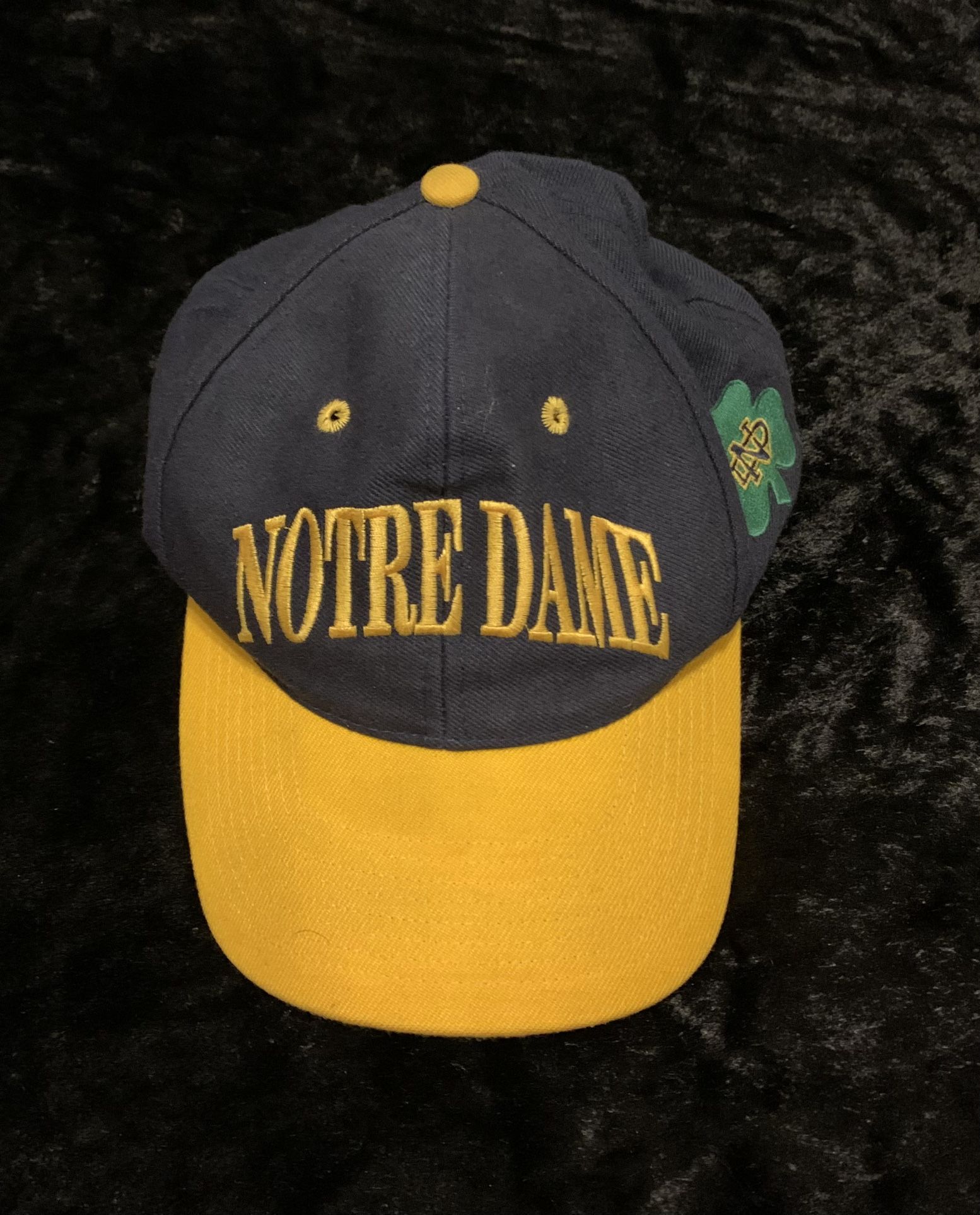 Vintage 90s Notre Dame Fighting Irish Snapback Hat