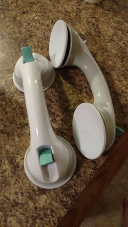 Shower suction handles