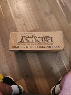 Hornblasters TA-306H 3 Gallon 6 Port Steel Air Tank
