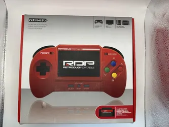 RDP Retro-Bit Duo Portable Handheld System Nintendo Vintage with 2 controllers