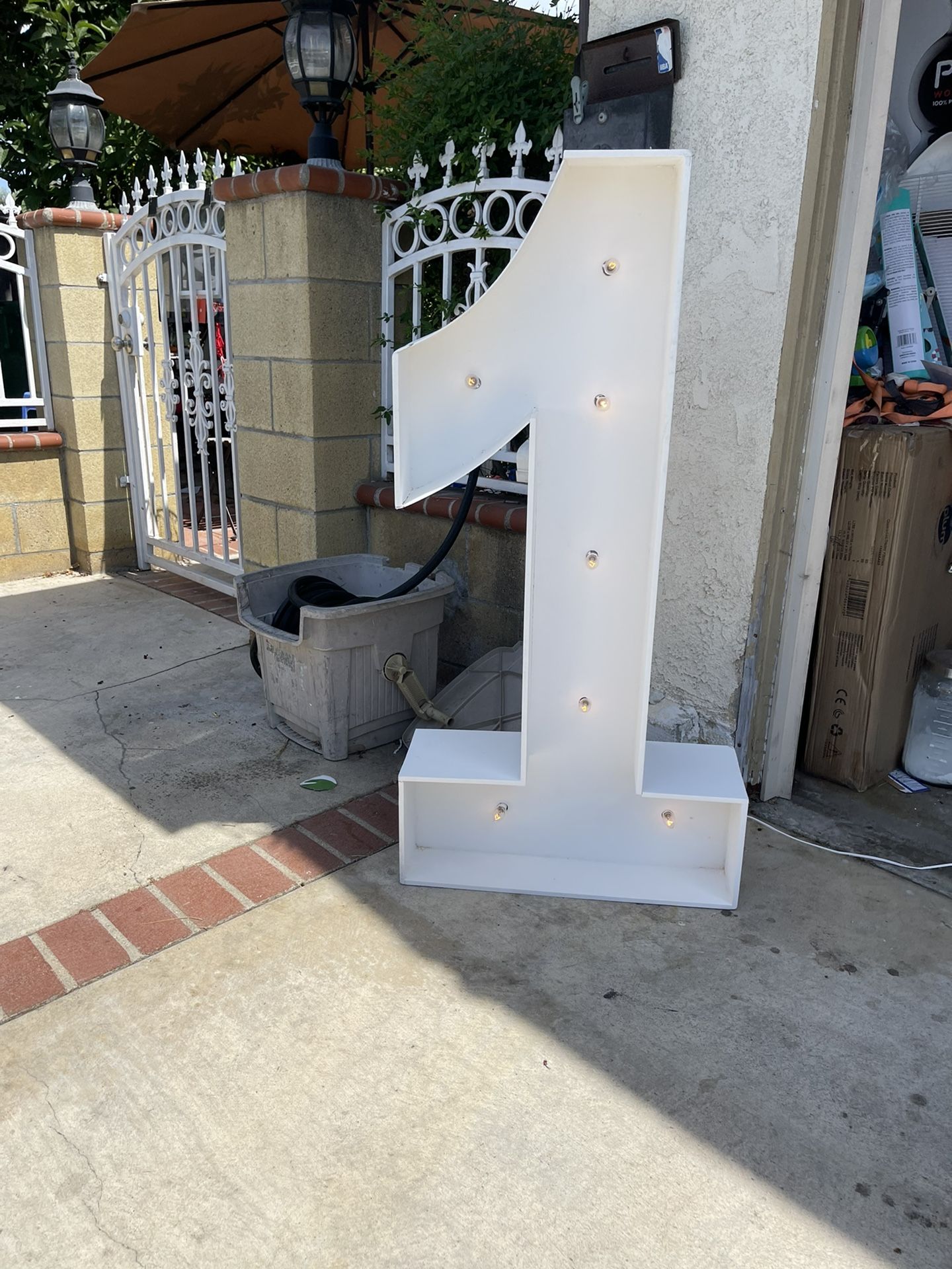 4 Feet Marquee Number 1 #1 Sign