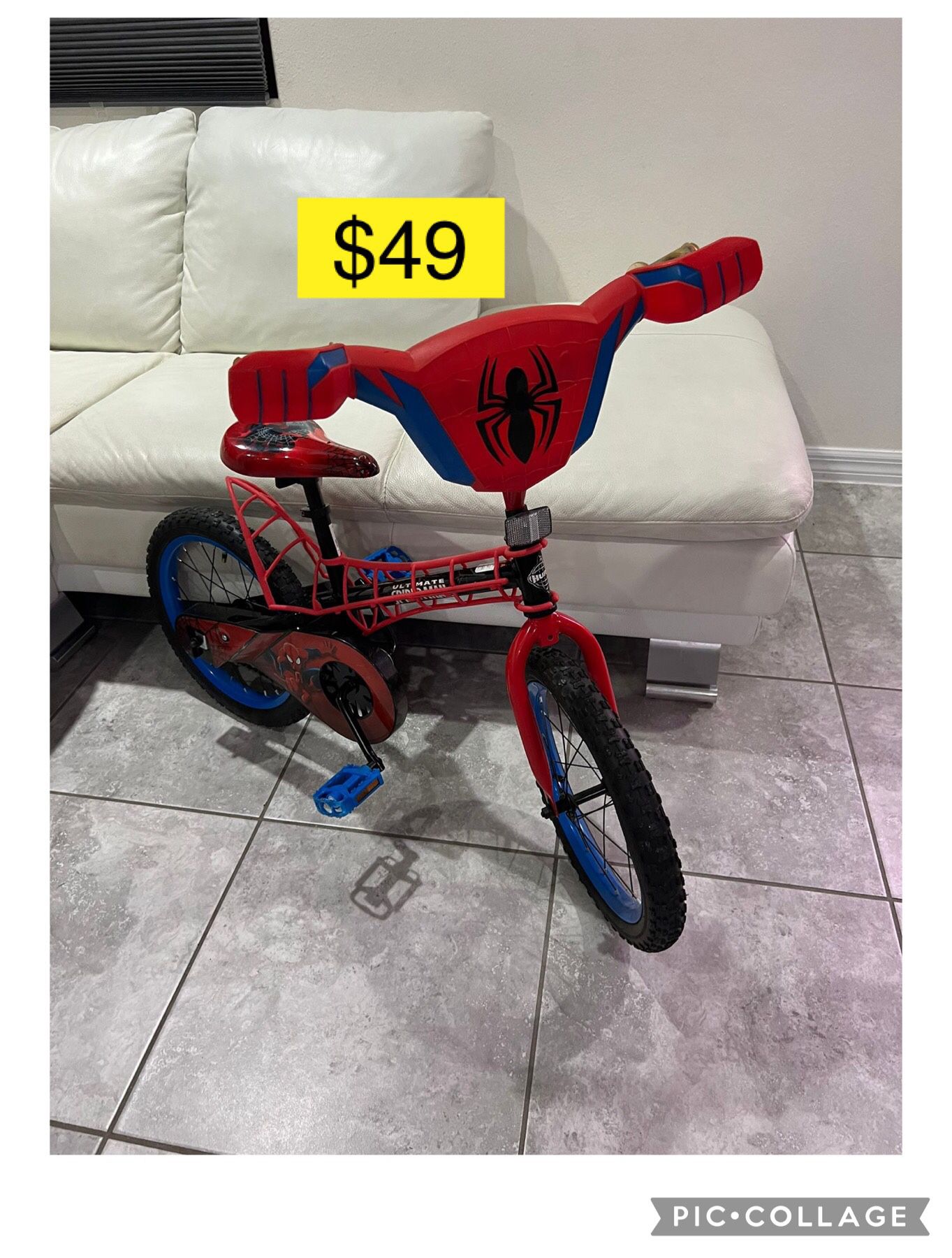 Spiderman boy kid bike 16” / Bicicicleta niño Hombre Araña