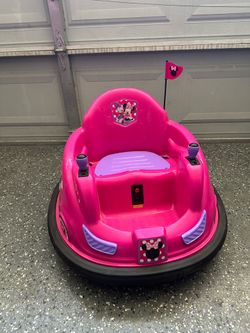 Minnie mouse bumper car
