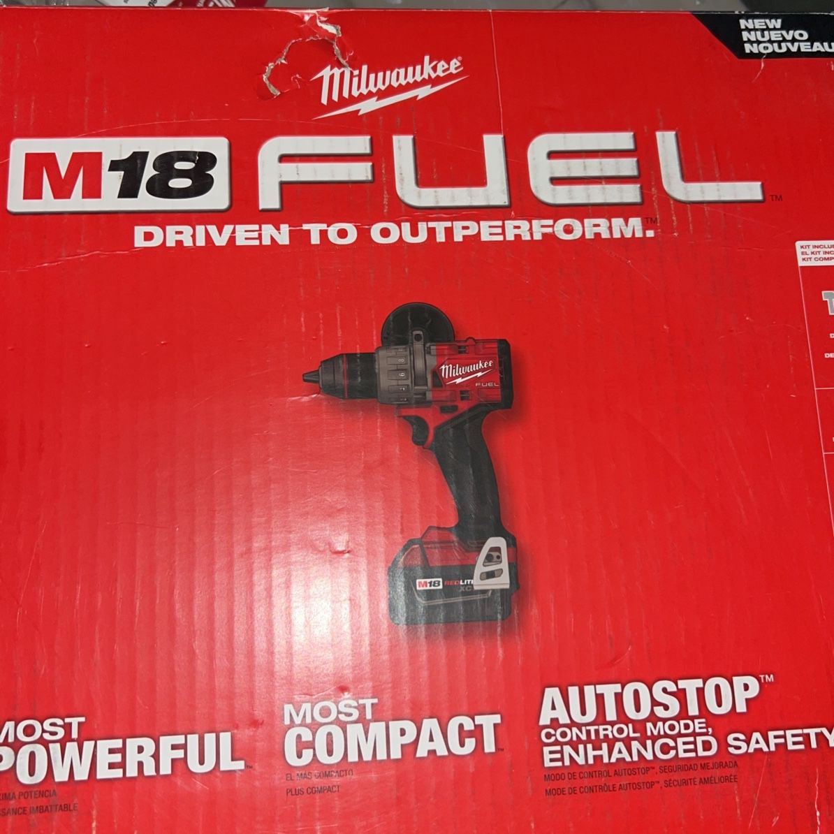 New Milwaukee 1/2” Hammer Drill/ Driver Kit