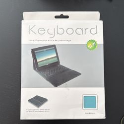 Bluetooth Keyboard With PU Leather Case