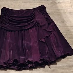 Sexy Small Purple Dress Skirt