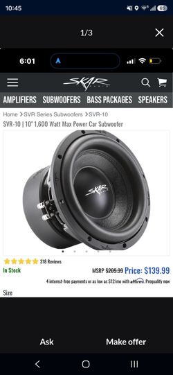 SVR 10 BRAND NEW