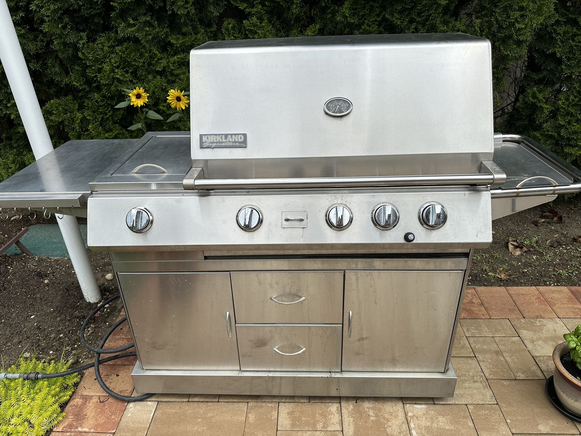 NICE Kirkland Stainless Steal Natural Gas Barbeque Barbecue Grill Works