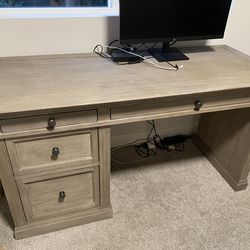 Pottery barn Livingston Single Cabinet Writing Desk (57")