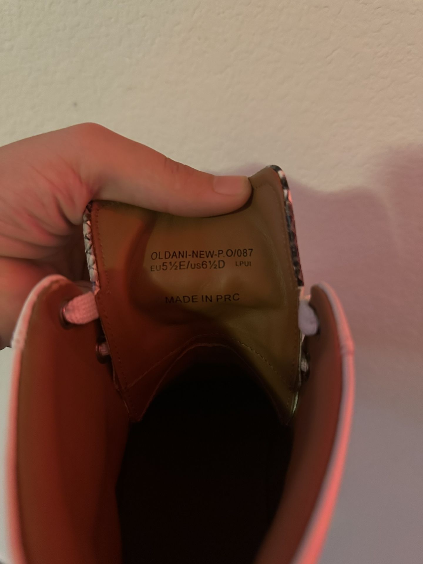 Bally Snakeskin Embossed Leather Sneaker - Main Image