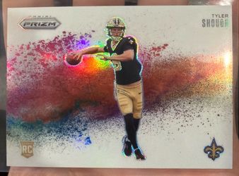 2025 Panini Prizm - Color Blast Tyler Shough #21 (RC) SSP Case Hit Saints