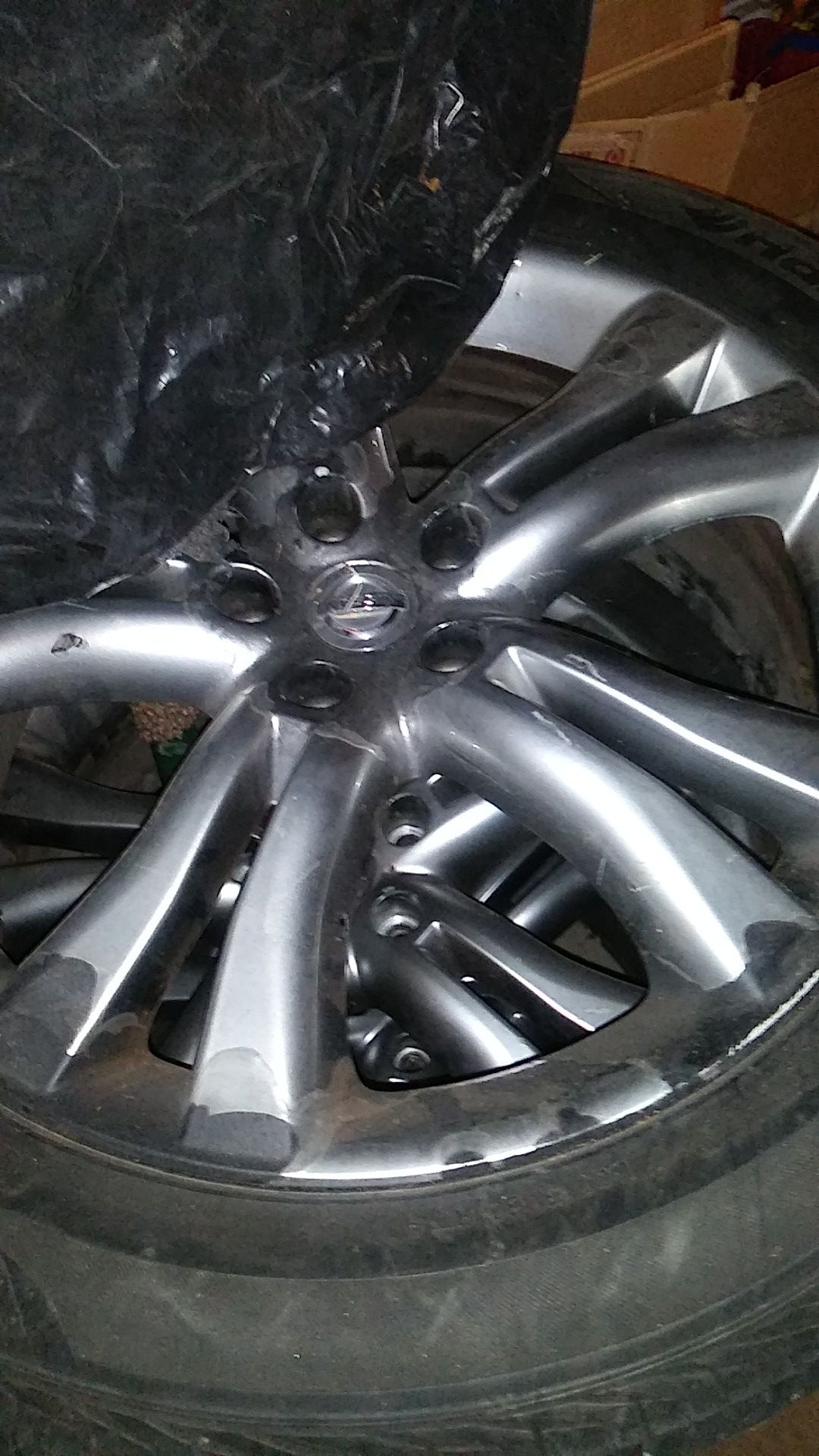 Nissan factory 20inch rims and tires in decent shape