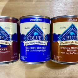 Blue Buffalo dog food 12.5 oz cans