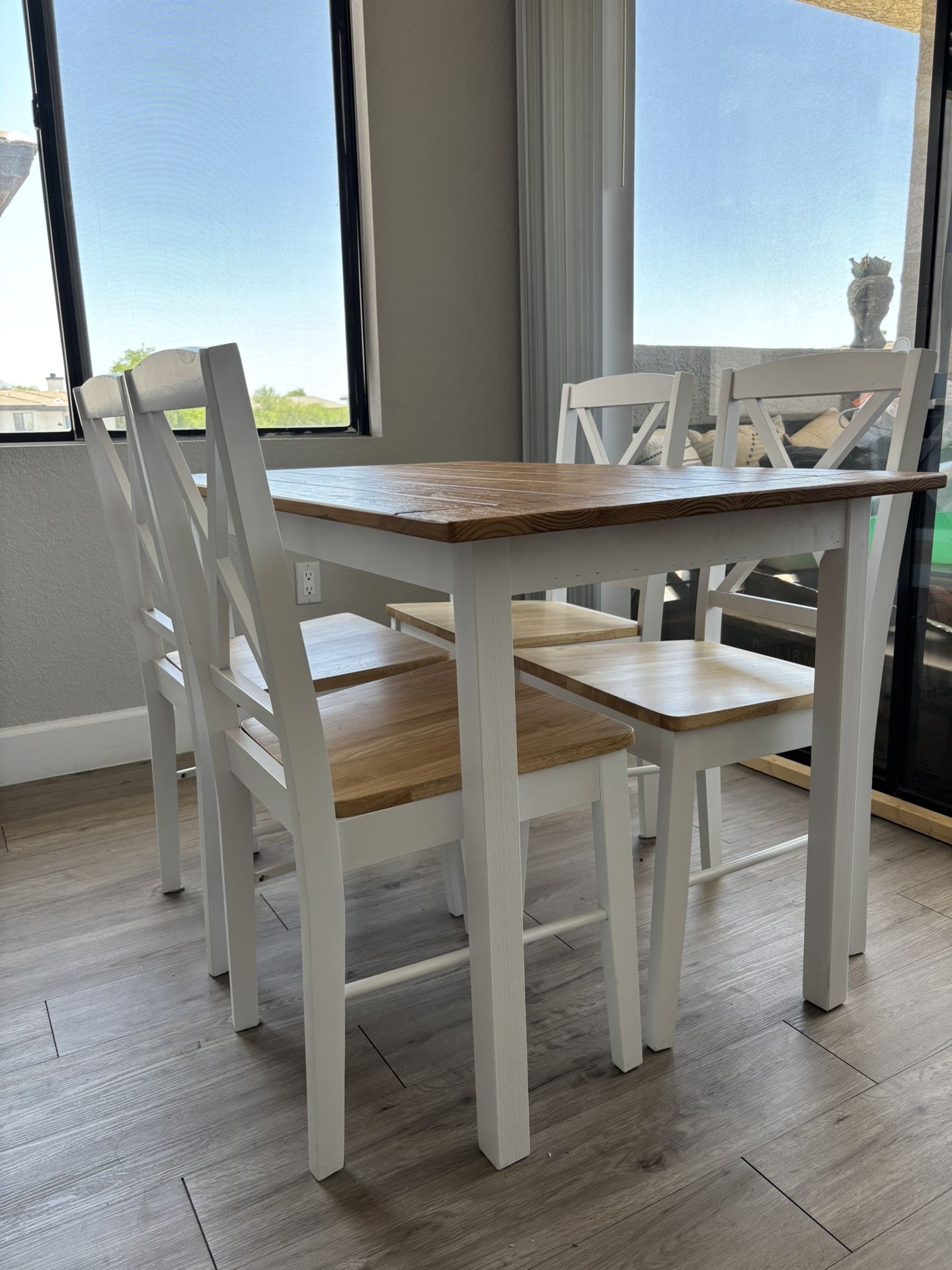 Wooden Table And Chairs