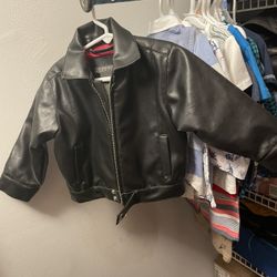 Toddler Kenneth Cole Leather Jacket 18m-2T