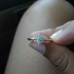 Diamond And Gold Ring