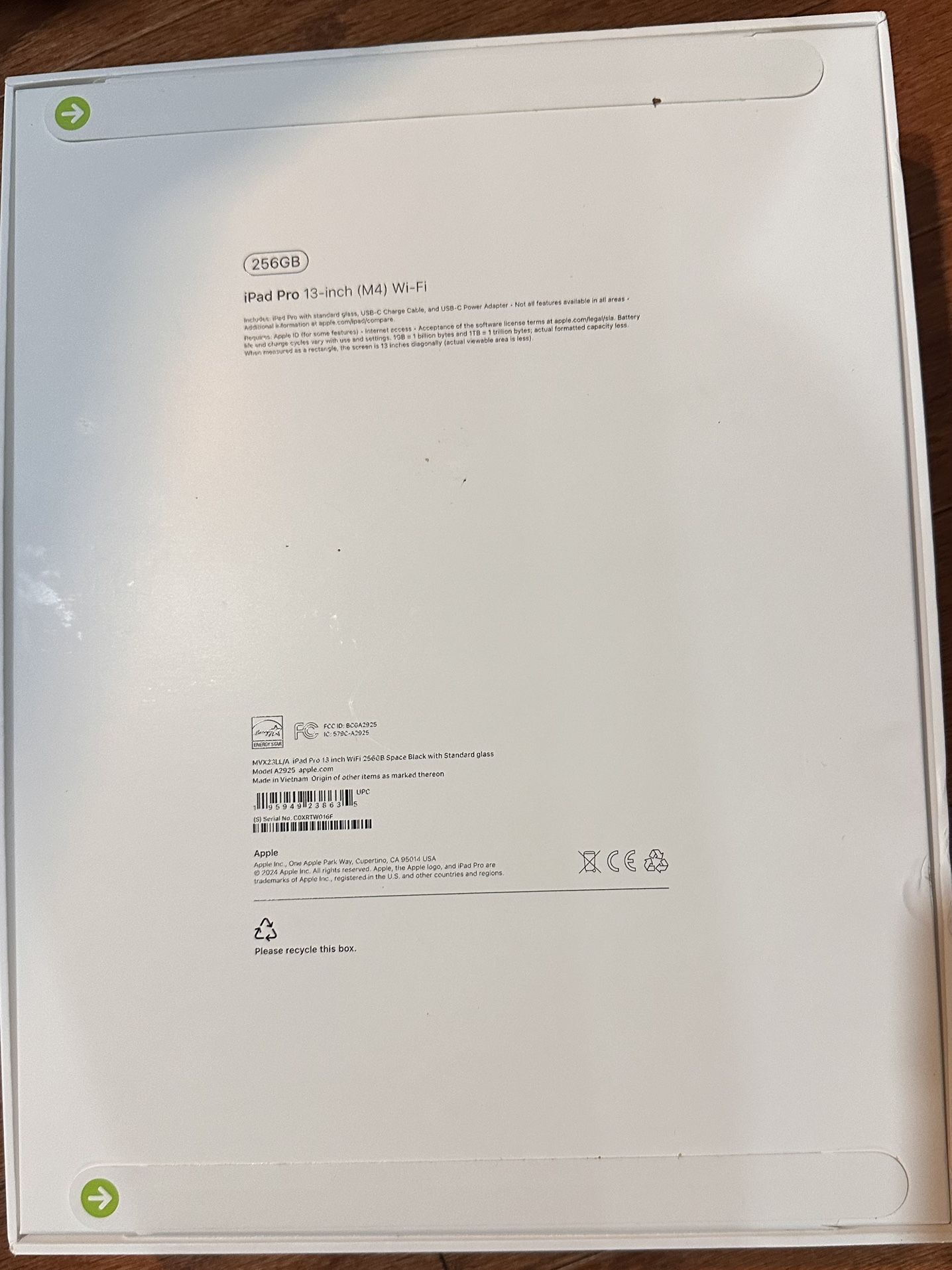 iPad Pro 13 Inch M4 WiFi