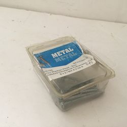 Metal Hex Washer Head. Zinc. 8 Pcs. New