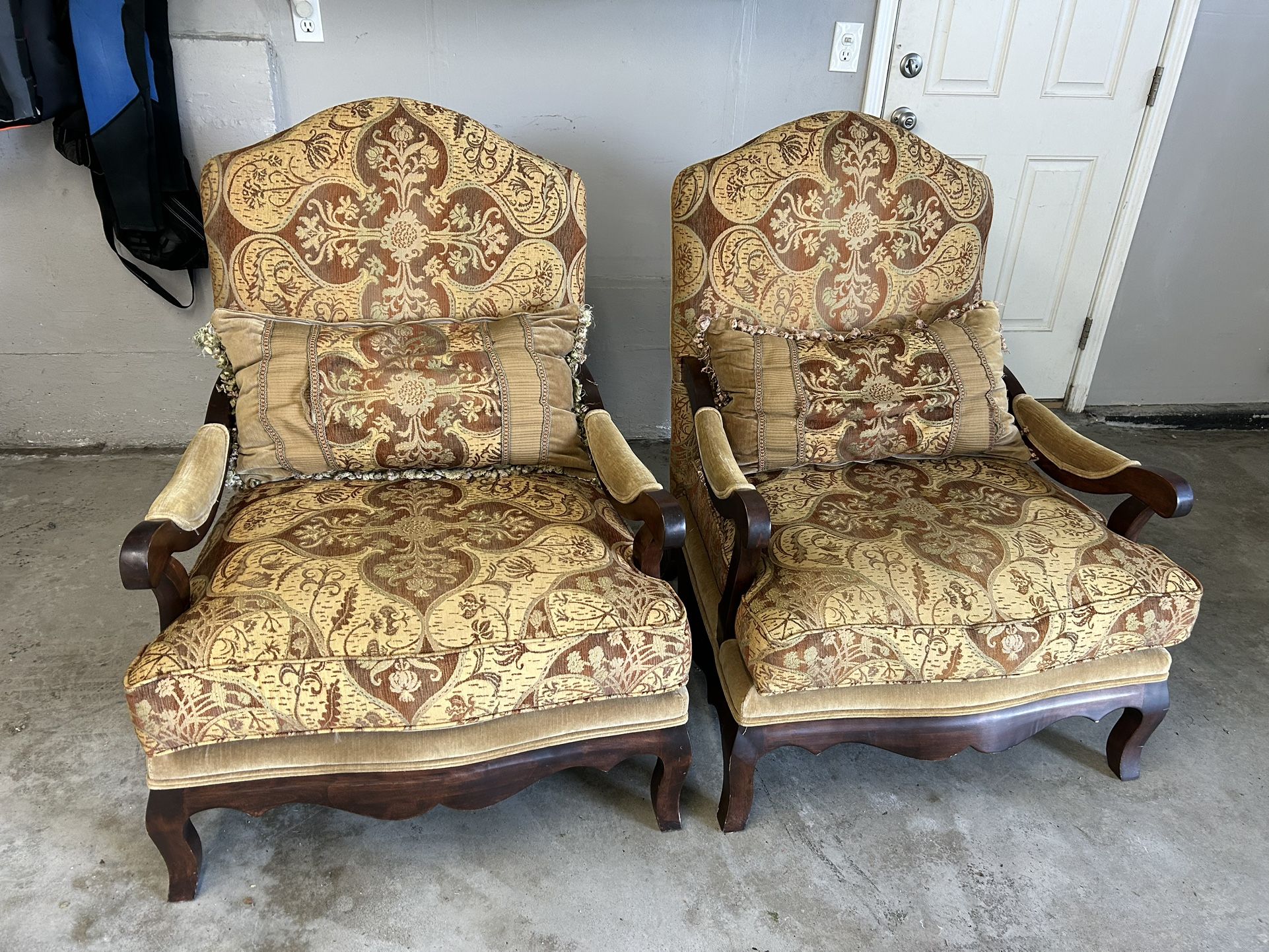 Two matching chairs