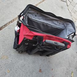 2 Tool Bags With Wheels And Power Tools