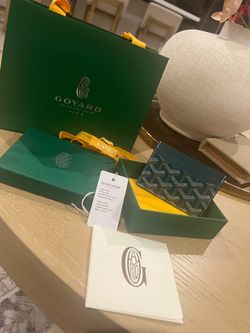 Goyard Saint Sulpice Cardholder Green