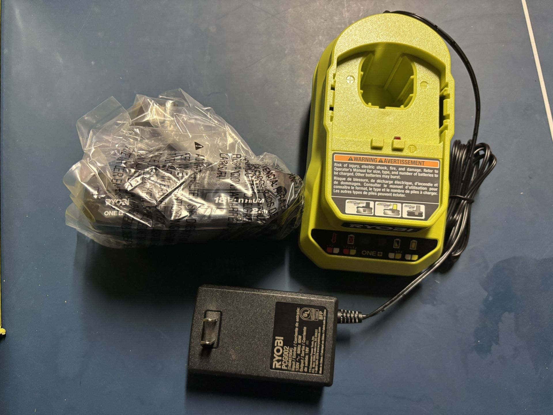 18v Ryobi Charger And Battery -Brand New