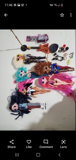 6 Rainbow High Dolls And ACCESSORIES 