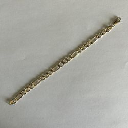 14k Figaro Bracelet