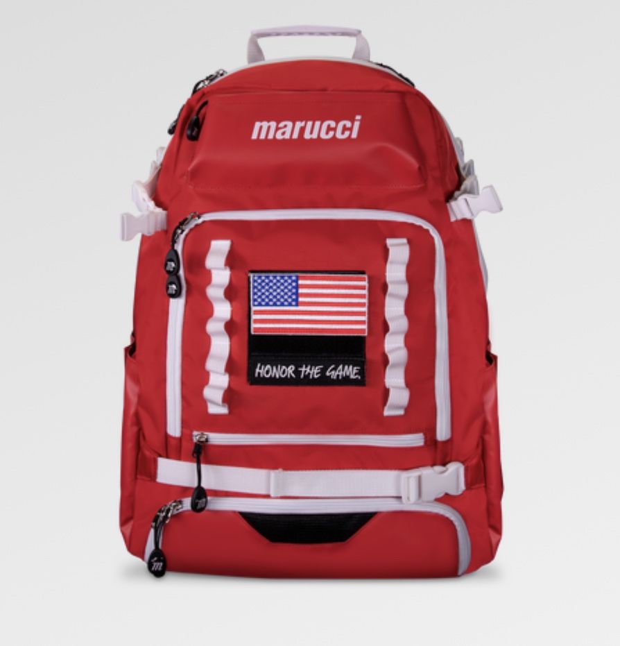 Red Fortress Marucci Baseball/Softball Backpack Bag! Brand New!